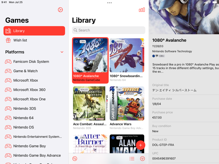 Games - Manage your collection