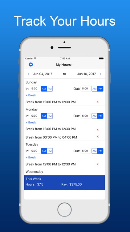 Hours Timesheet - Hours Calc