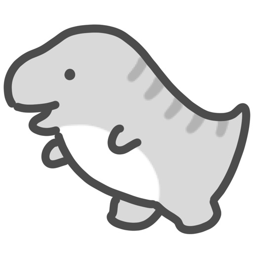 gray tyranno sticker