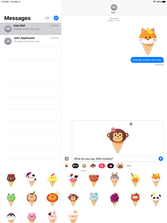 Screenshot #5 pour Kawaii Ice Cream Animals