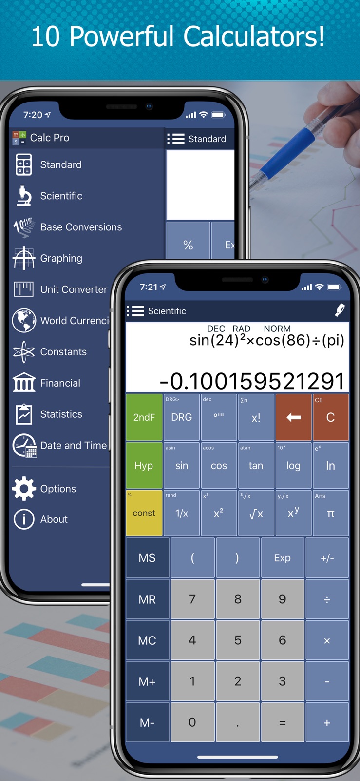 The Best Calculator - Calc Pro iphone screenshot 1