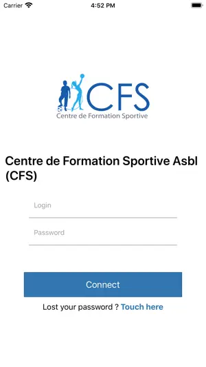 MyCFS screenshot 1