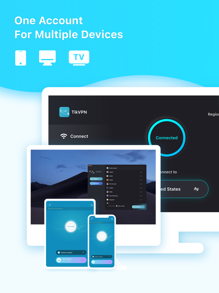 TikVPN-Super Secure VPN Proxy
