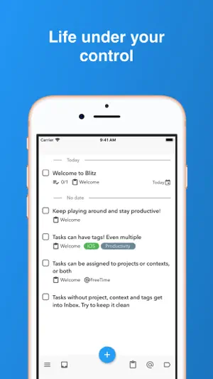 Blitz: Tasks, ToDo List, Notes screenshot 1