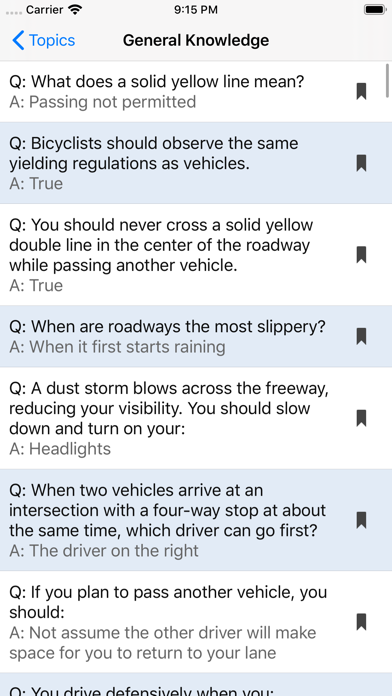 Wyoming DMV Test Prep Screenshot
