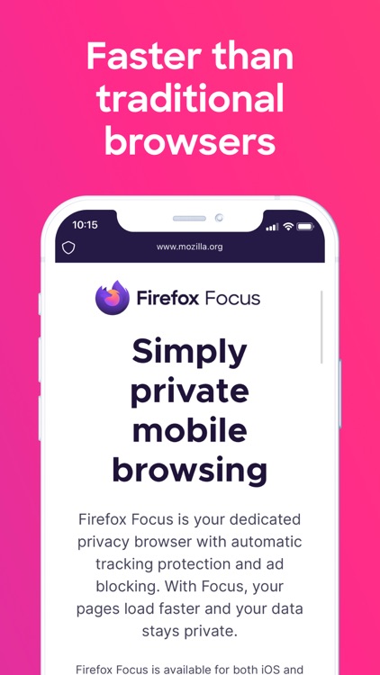 Firefox Focus: Privacy browser screenshot-3