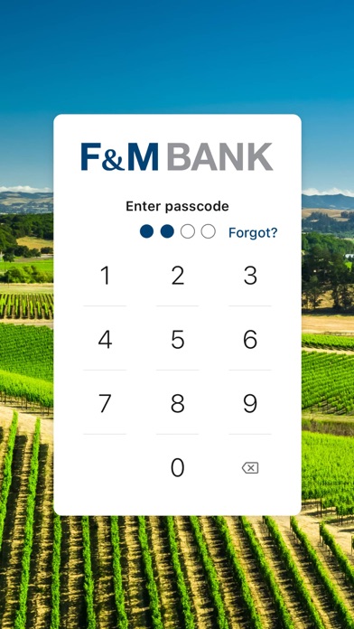 F&M Bank EZ Banking Screenshot