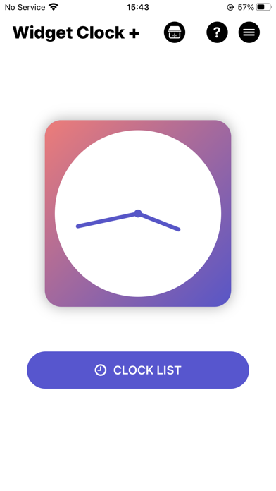 My widget clock + -時計ウィジェット -のおすすめ画像1