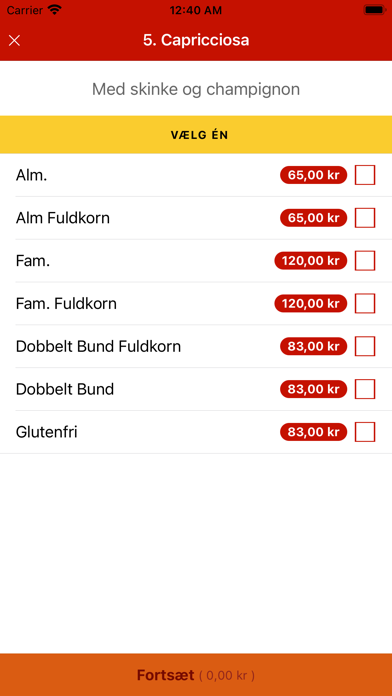 EatOnline Screenshot