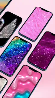 shiny: glitter live wallpapers iphone screenshot 2