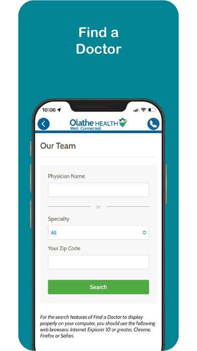 Olathe Health Screenshot