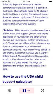 child support calculator usa iphone screenshot 3