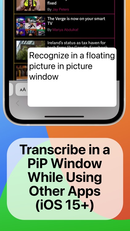 MiniSpeech: Live Transcribe