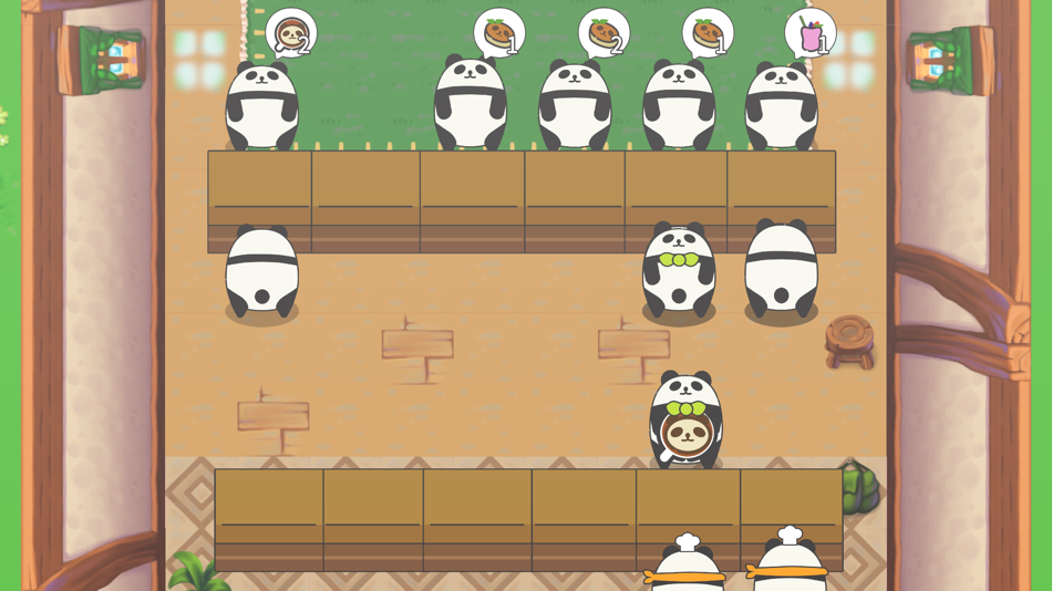 #4. Panda Cafe - Idle Tycoon (iOS) By: OmoLab Games