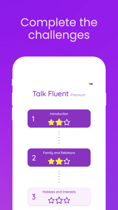 Talk Fluent-language practice Screenshot