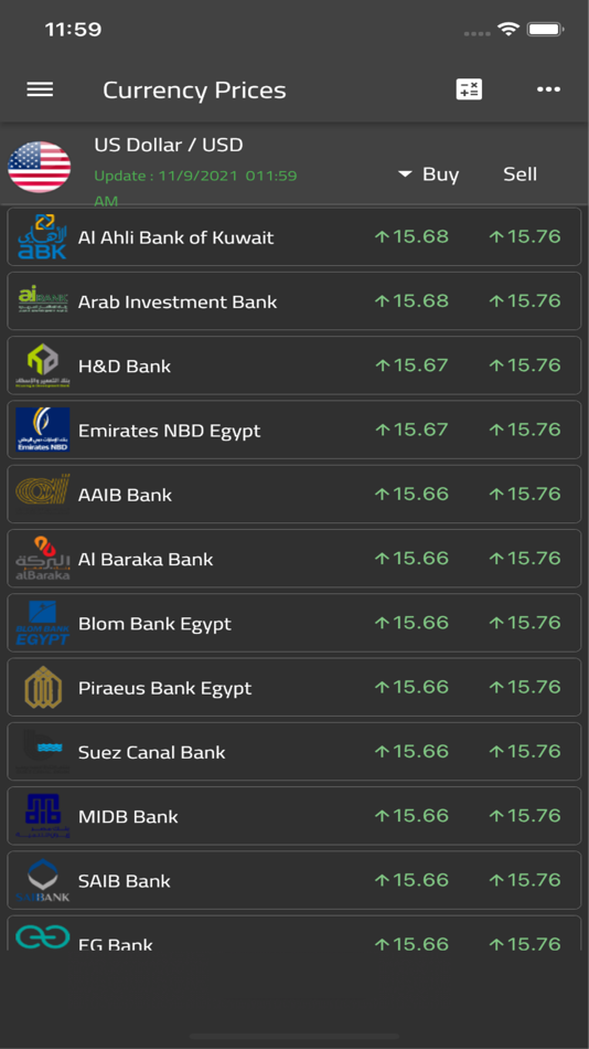 #7. سعر الدولار و أسعار العملات (iOS) By: Mohammed Ibrahem