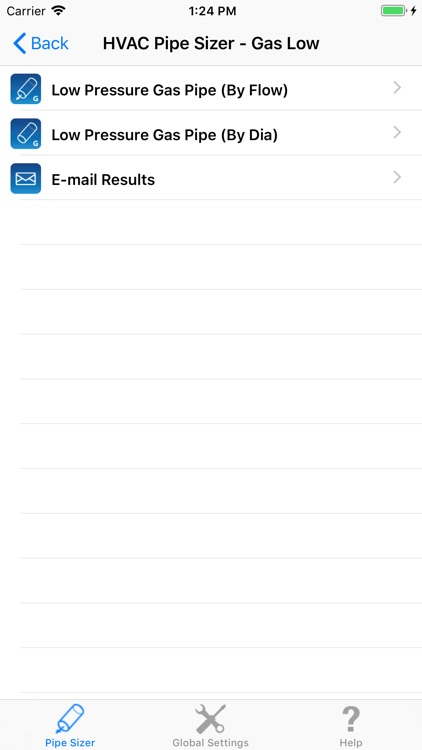 HVAC Pipe Sizer - Gas Low screenshot-5
