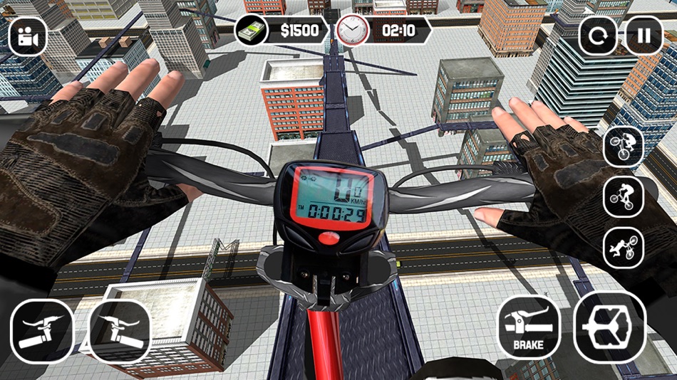 #5. Rooftop Bicycle Simulator 2023 (iOS) 由: Manzoor Ahmad