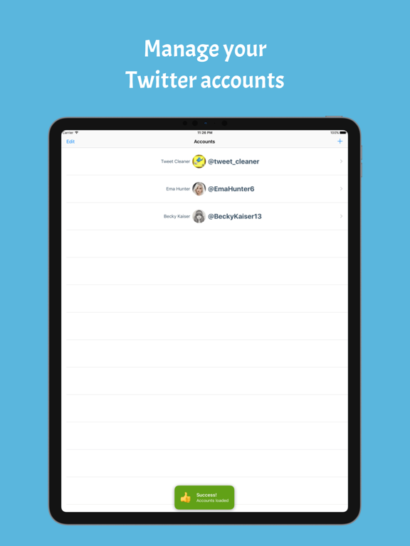 Screenshot #5 pour Tweet Cleaning - Delete Tweets