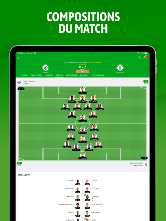 Screenshot #6 pour BeSoccer - Résultats en direct