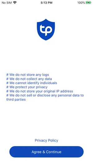 TP Plus VPN screenshot 1