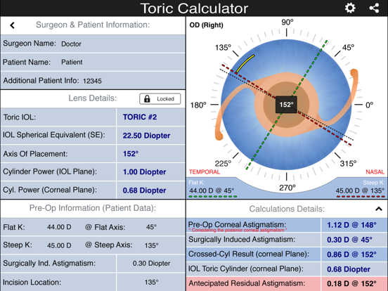 IOL Toric Calculatorのおすすめ画像4