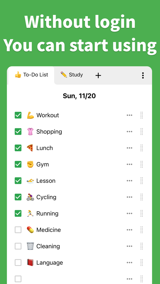 #7. Daily Checklist - Today's Task (iOS) Podle: naoki otsu