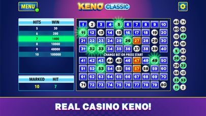 Keno Vegas - Casino Games Screenshot