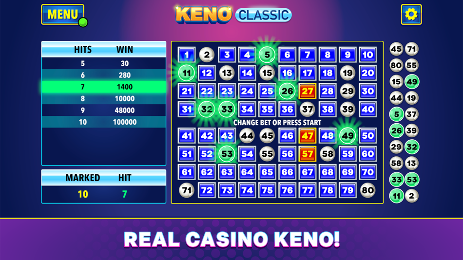 Keno Vegas - Casino Games - 1.6 - (iOS)