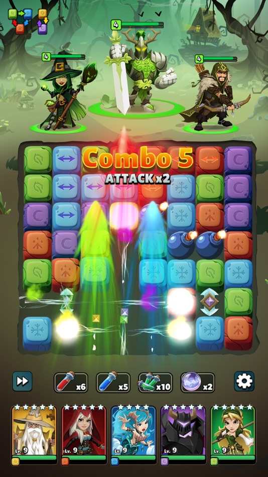 #1. Fable Wars: Puzzle RPG (iOS) By: Gamesture Sp. z o.o.