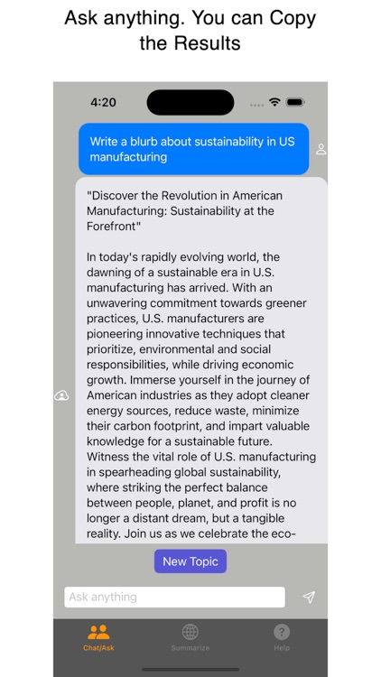 Ask & Summarize
