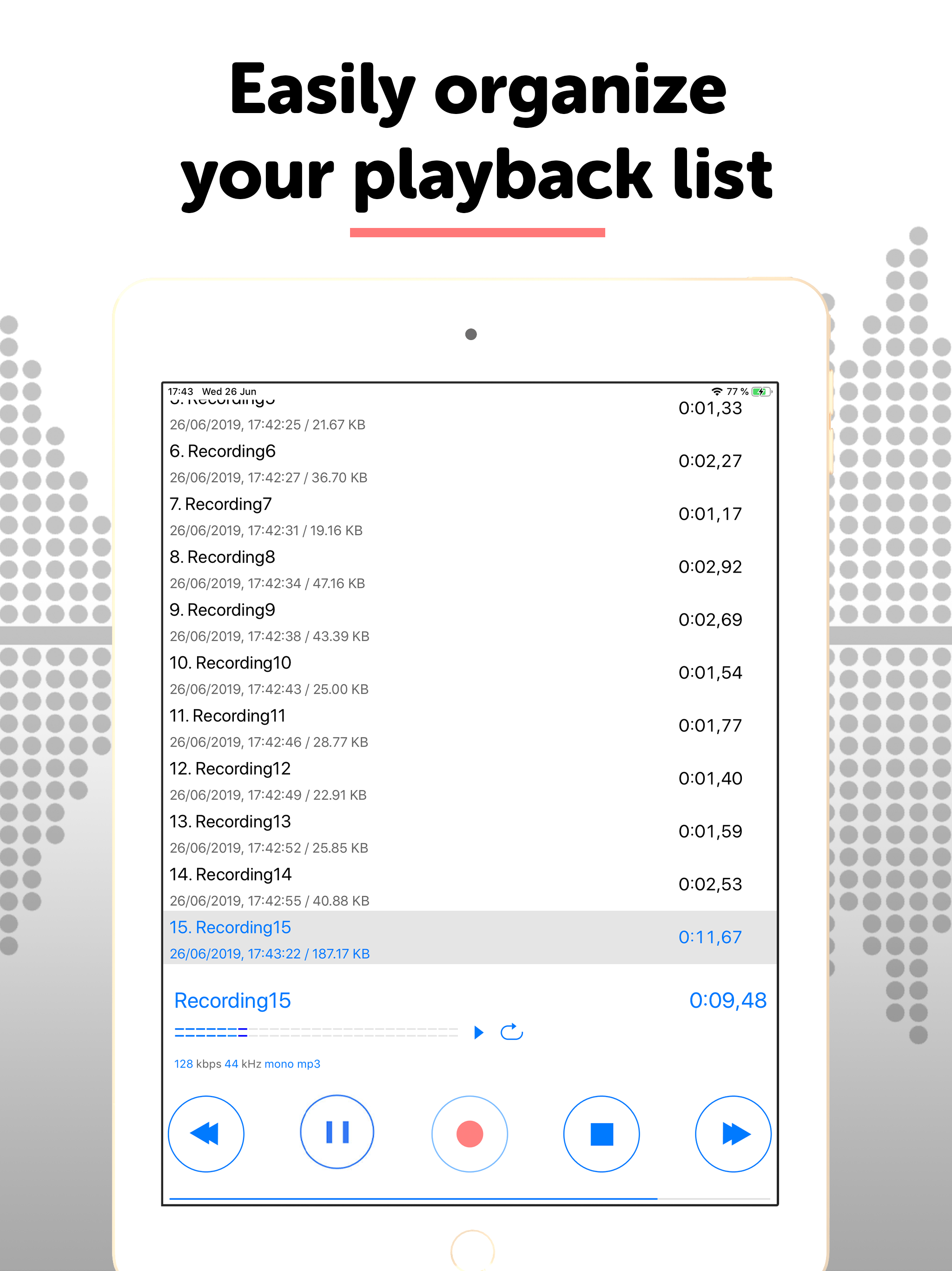 Dictaphone - Audio Recorder screenshot 9