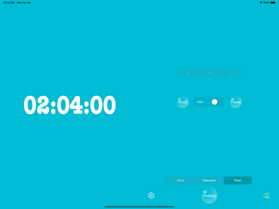 Floating Clock-Timer&Stopwatch iPad screenshot 10 - Reference app