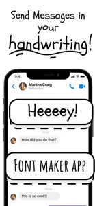Font Maker: Cursive Keyboard screenshot #3 for iPhone