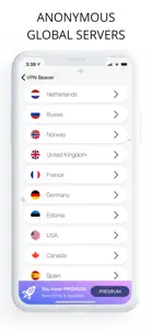 VPN service Beaver screenshot #3 for iPhone