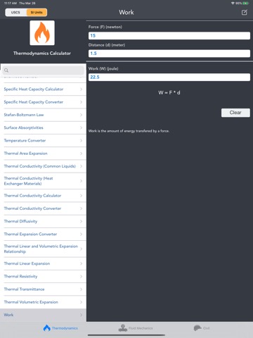 Thermodynamics Calculator liteのおすすめ画像5