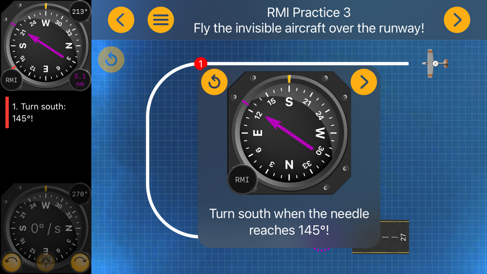 #1. ADF + RMI (IFR) Instructor (iOS) By: Flygo-Aviation Ltd