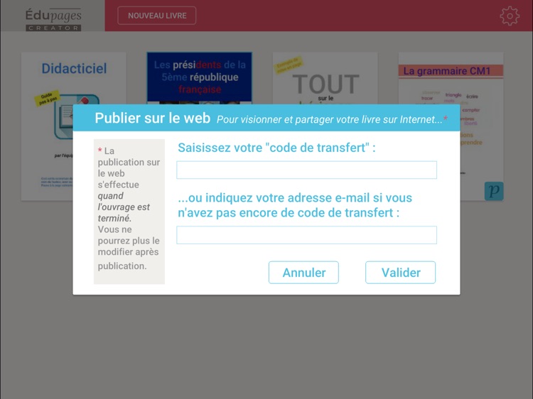 Édupages Creator screenshot-5