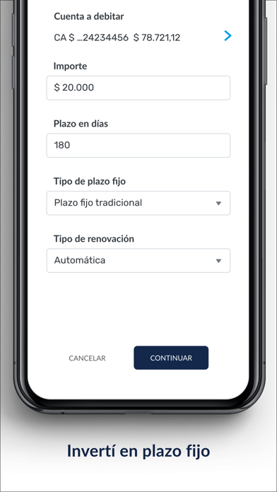 Piano Banking Screenshot