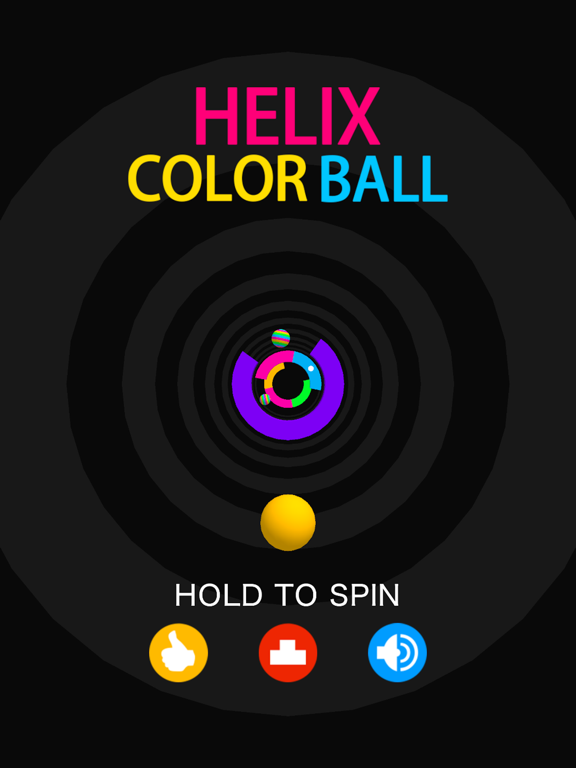 Helix Color Ball - Switch Run iPad screenshot 6 - Games app