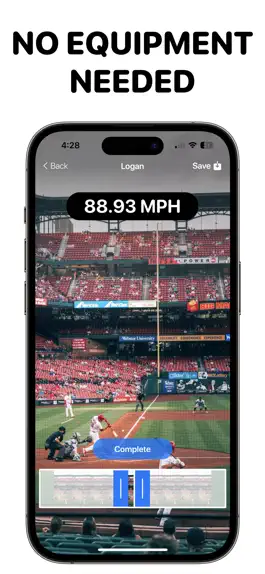 Game screenshot Radar Gun For Baseball apk