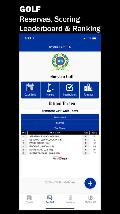 Rosario Golf Club Screenshot