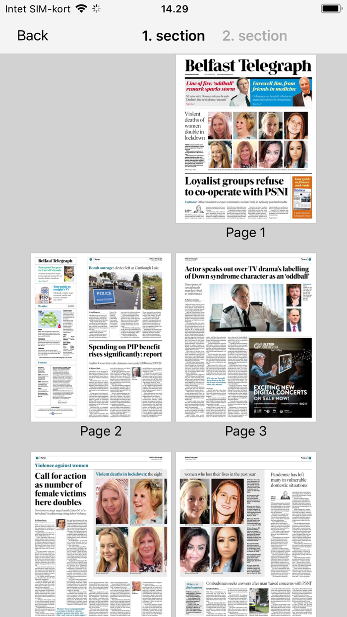 Belfast Telegraph Newsstand