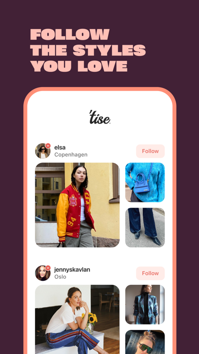 Tise | Reuse fashion Screenshot
