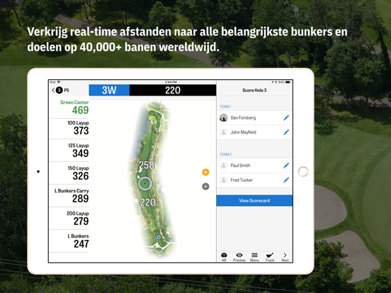 Golfshot Golf GPS + Swing ID iPad app afbeelding 1