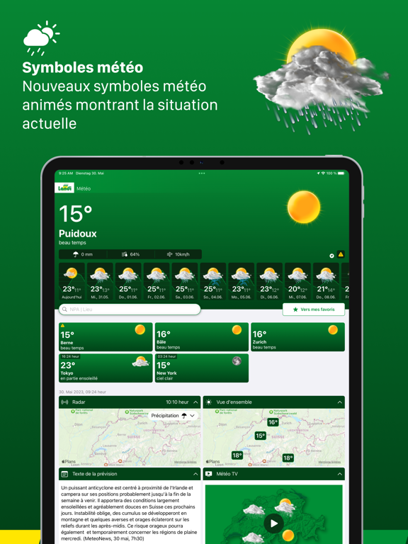 Télécharger LANDI Météo pour iPhone / iPad sur l'App Store (Météo)