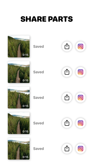 Parts - Split Long Videos Screenshot