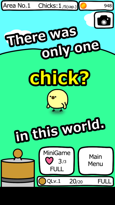 Feed Chicks! - weird cute game Screenshot