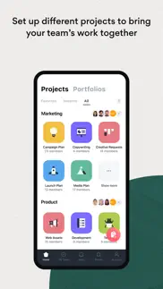 asana: work in one place iphone screenshot 2