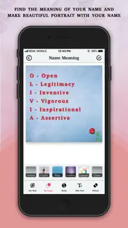my name meaning maker iphone screenshot 1